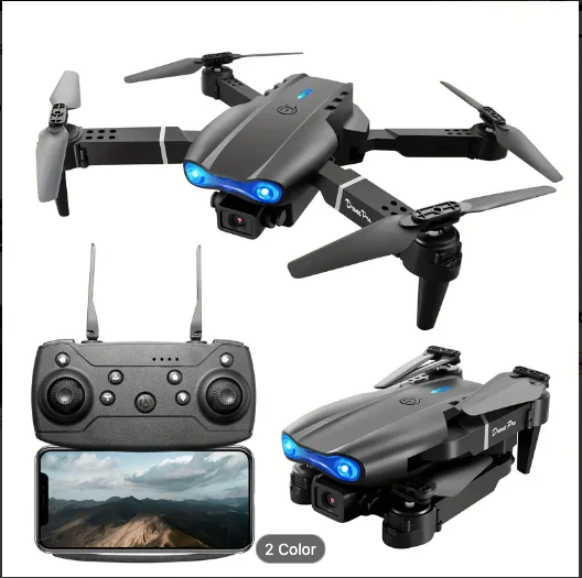 E99 Pro K3 Foldable RC Drone with HD Dual Camera, Altitude Hold & Wi-Fi Enabled - Image 4 of 4