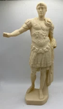 ROMAN SCULPTURE JULIO-CLAUDIAN COMMANDER 9.8 INCH/250 MM, MUSEUM REPRODUCTION