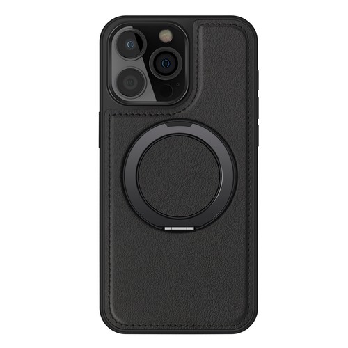 Magnetic Case For iphone 16 Pro Max/16/16 Plus/16 Pro PU Leather Back Cover Ring - Picture 15 of 27