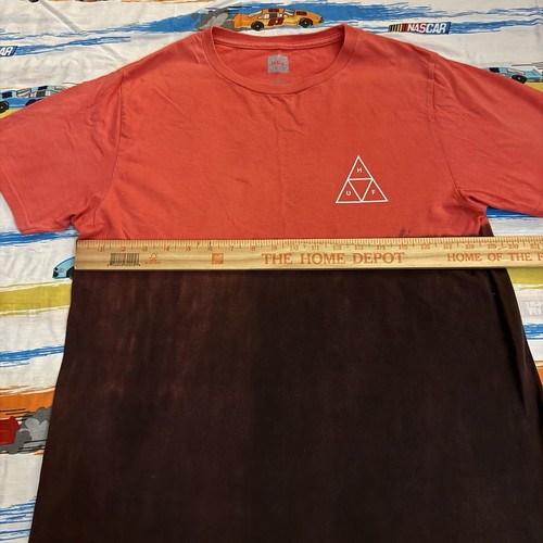 T-shirt HUF SF San Francisco Rose Ombré arancione nero / taglia small - Foto 5 di 7