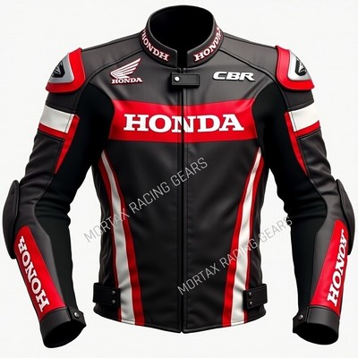 Honda CBR Motorbike Leather Jacket MotoGP Honda Motorcycle Racing Biker ...