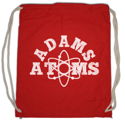 ADAMS ATOMS Turnbeutel Revenge of the College Team Nerds Symbol Sign Logo