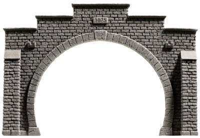 Noch 58052 H0 Tunnel-Portal, 2-gleisig, 21 x 14 cm  NEU OVP