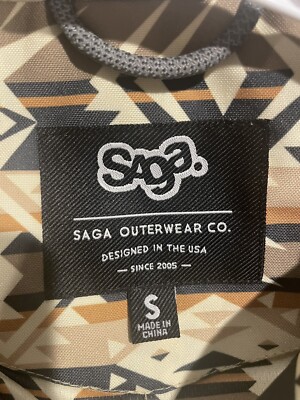 Saga Outerwear Ski Snowboarding Fatigue 2L Jacket Mens Size Small
