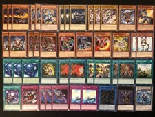 MAZZO DRAGO CAOS YUGIOH - LIGHTPULSAR - DARKFLARE - WYVERBUSTER - HORUS NEAR MINT