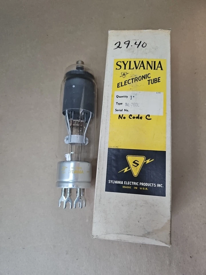 Tubo eléctrico SYLVANIA NL-760L Foto 3 de 3