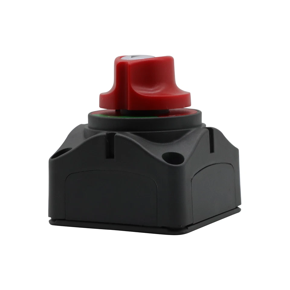 Juego de 2 piezas de interruptor giratorio de desconexión de batería de 12 V para automóvil SUV ATV RV barco Foto 3 de 4