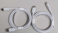 Lot of 2 Genuine Apple Charging 3ft Type C to Type C Fast Charger cable.