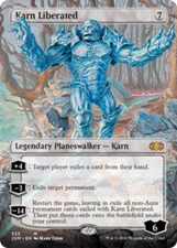 [1x] Karn Liberated - Borderless Near Mint, English Double Masters: Extras MTG M