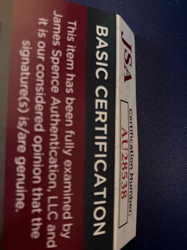 Bola rara 1949 Yankees assinada 1ª World Series Walk Off Tommy Henrich COAJSA - Imagem 3 de 3