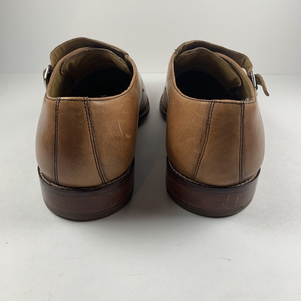 Cole Haan C12445 Giraldo Double Monk Strap Mens 12 M Tan 