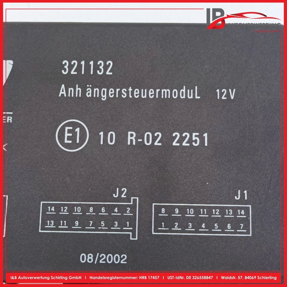 MERCEDES BENZ C-KLASSE KOMBI W203 C200 CDI Steuergerät Anhängerkupplung 321132 - Bild 3 von 3