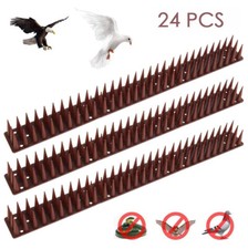 10m Bird Spikes Human Cat Possum Mouse Pest Control Spiked Fence Wall Deterrent