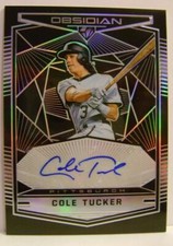 COLE TUCKER AUTO OBSIDIAN CHRONICLES  BASEBALL 2019