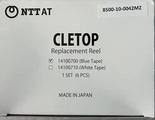NTT AT CLETOP Replacement Reel  14100700 Blue Tape 6PCS