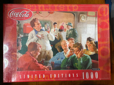 RoseArt US Coca Cola Limited Editions 1000 Piece 19 x 27 Jigsaw Puzzle 97143 NEW