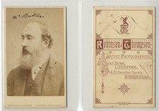 Robinson, Liverpool, Mr Busler Vintage CDV Albumen Business Card CDV, Print