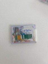 2020 Topps inception Sean murphy player worn RPA Rookie rc /25