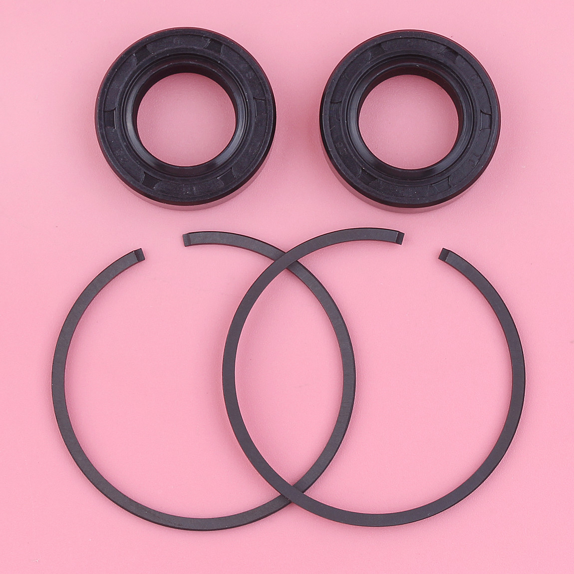 Piston Rings Oil Seals Set For Robin NB411 Kawasaki TD40 Trimmer Engine