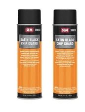 SEM 39813 Chip Guard Satin Black Acrylic Auto Body Coating Aerosol Spray 14.8 oz