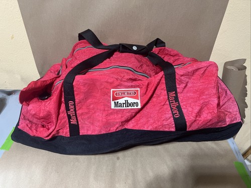 Vintage 90's Marlboro Large Duffle Gear Bag w/ Wheels