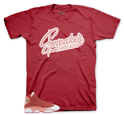 Sneaker Tees To Match Jordan 13 Dune Red Shoes -  Sneaker Threads Logo Shirt