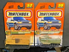 Matchbox Military #55 AMPHIBIOUS PERSONNEL CARRIER & #52 MISSLE LAUNCHER