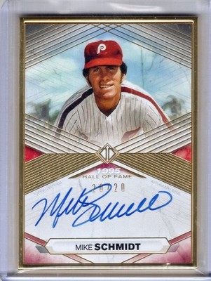 2021 Topps Transcendent Hall of Fame MIKE SCHMIDT 20/20 Framed AUTO 1/1 Jersey #