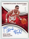 New ListingSpud Webb 2024-25 Panini Immaculate Collection Sophisticated Auto #/75 #SPS-SWB