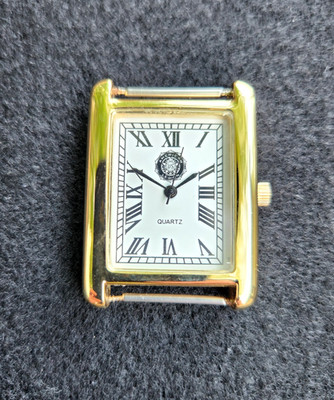 VTG Men's American Legion US Watch Wristwatch Square W/New Battery - Needs Band