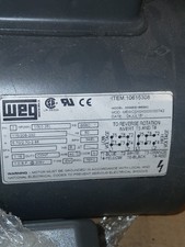 Weg .3336ES1BJP56C 1/3 HP AC Pump Motor 115/208-230 volts 3600 Rpm 2p 56C Frame