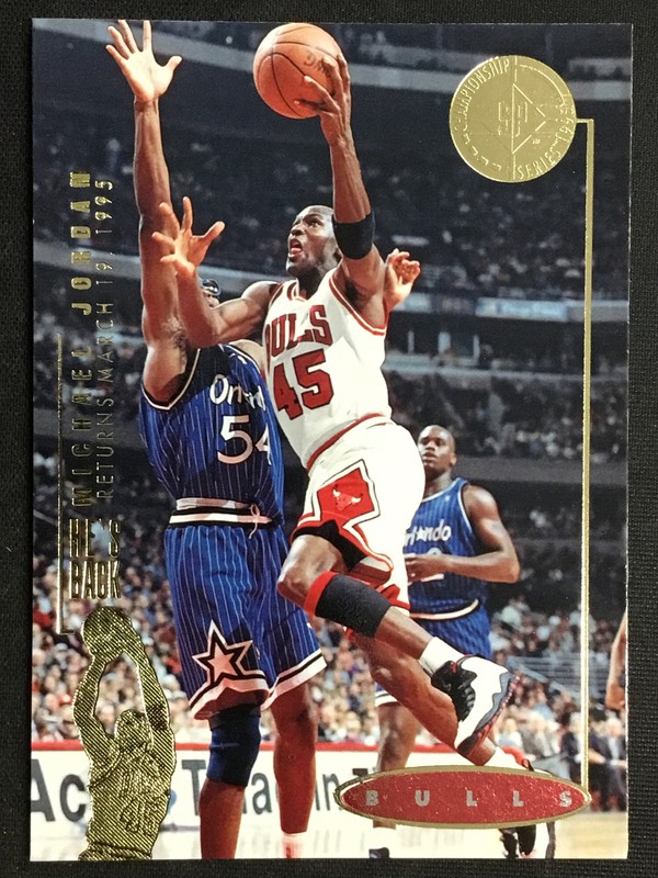 1994-95 SP Championship #41 Michael Jordan Chicago Bulls He's Back MINT