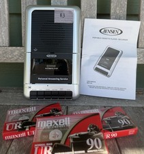 Jensen MCR-100 Cassette Recorder Player 3 Tapes