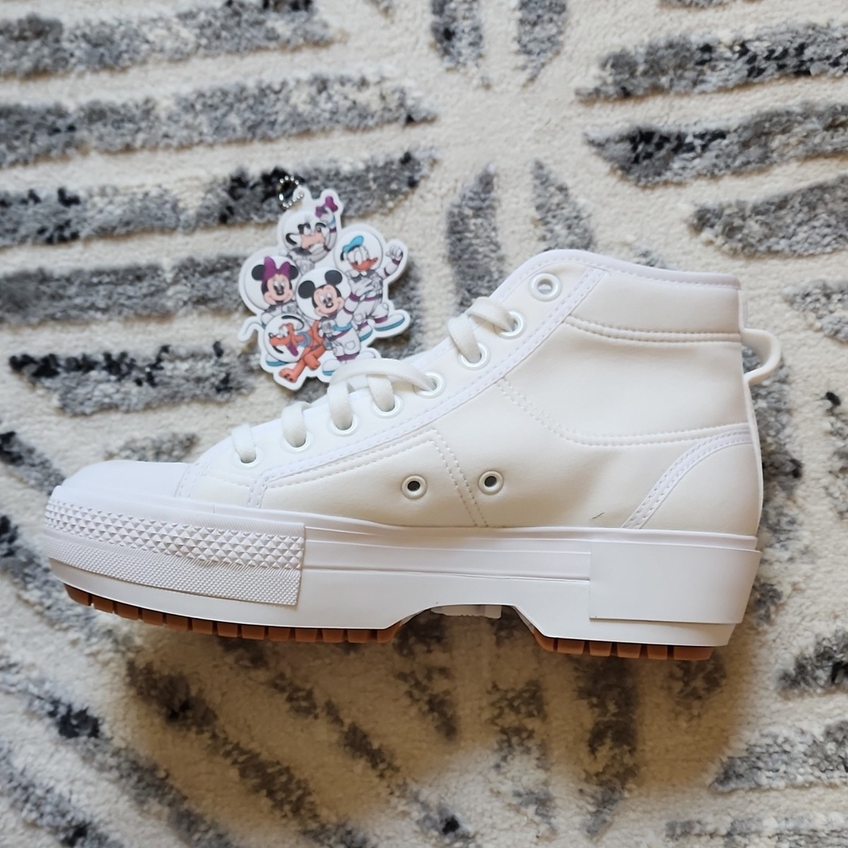 adidas Nizza Trek Disney Space Journey High Top Sneakers Mickey