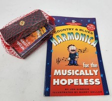 Vtg Pocket Pal Harmonica Hohner Country and Blues Music Book And Cassette New