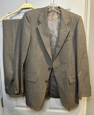 Christian Dior Monsieur Gray Pinstripe 100 Virgin Wool 2 Piece Suit Menswear