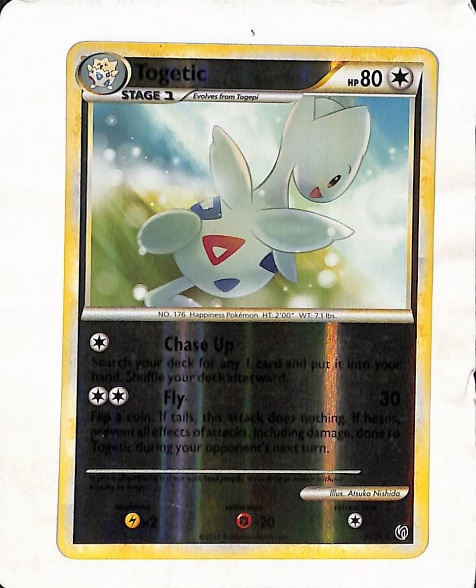 Togetic 39/90 Uncommon HGSS Undaunted Pokemon Reverse Holo - Holo
