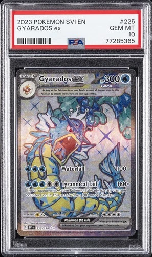 2023 POKEMON SVI EN-SCARLET & VIOLET ULTRA RARE #225 GYARADOS EX PSA 10