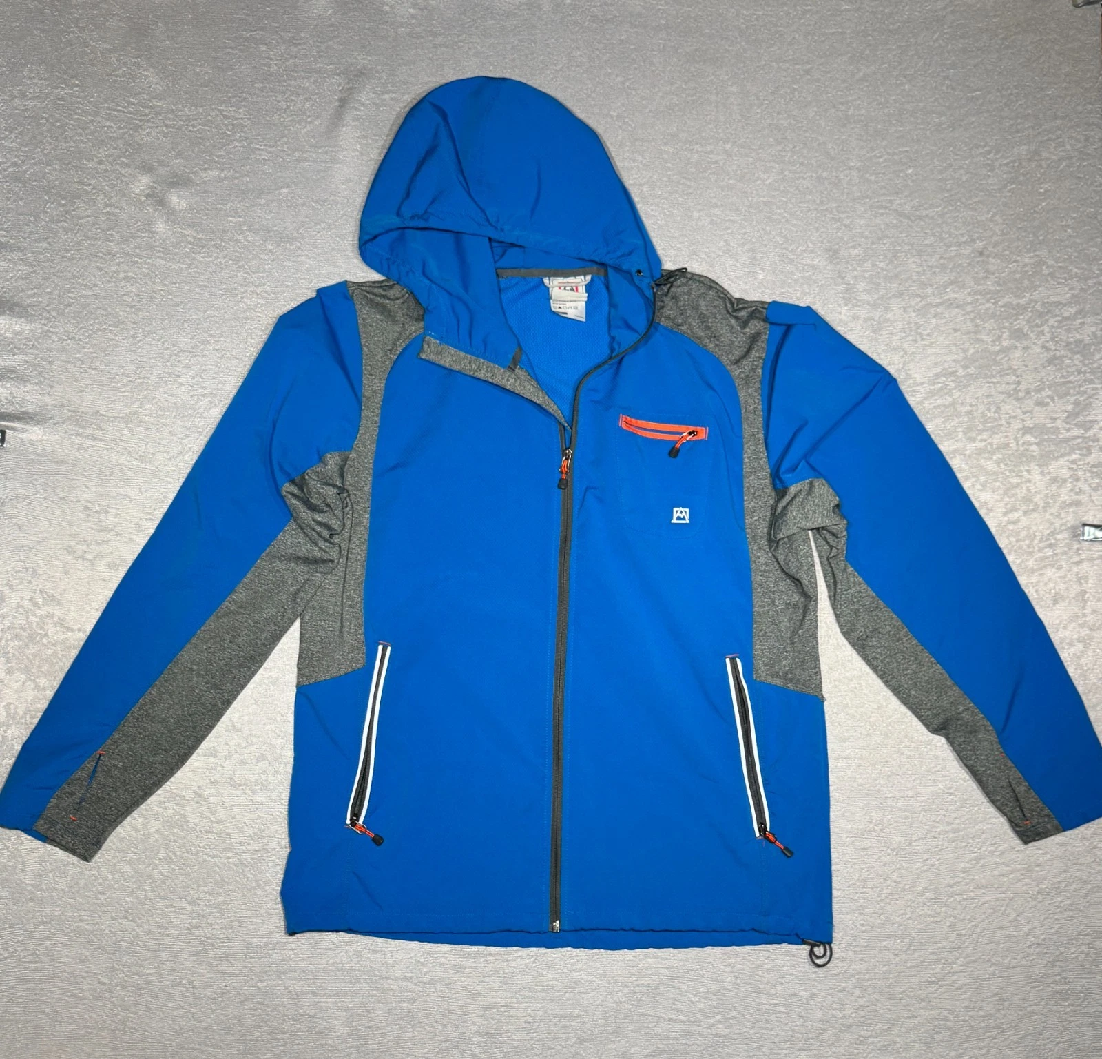 Avalanche Outdoor Inspired Apparel, Mens XL Outer Layer, ZipUp Jacket, Turquoise