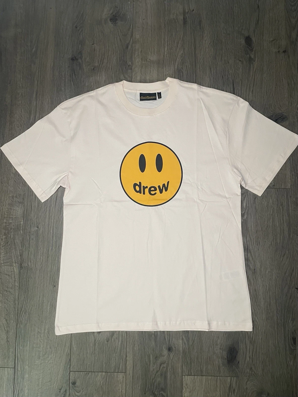 Drew House Mascot Smiley Face T-Shirt Pink Size S Unisex Streetwear Tee