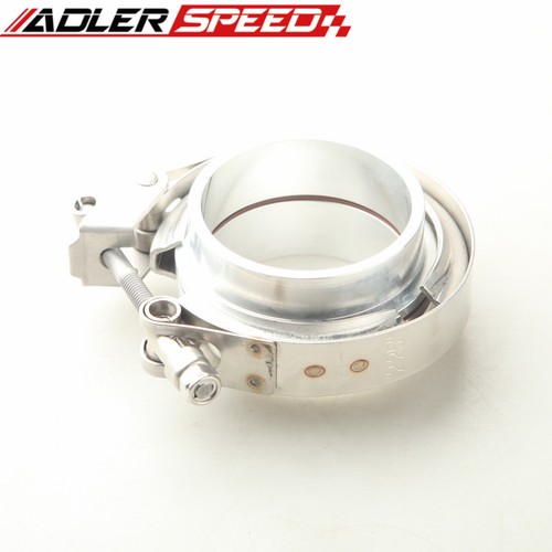 US 2.25'' Quick Release Stainless Steel V-Band Clamp +Aluminum Flange Turbo Pipe - Picture 6 of 9