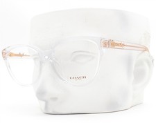 Coach Eyeglasses HC 6234U 5111 Glasses Crystal Clear Rose Gold 53mm with Case