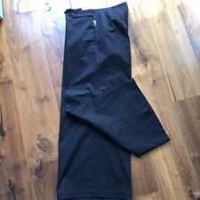 Love Moschino Black Wide Leg Culotte Cropped Pants Trousers Size 8