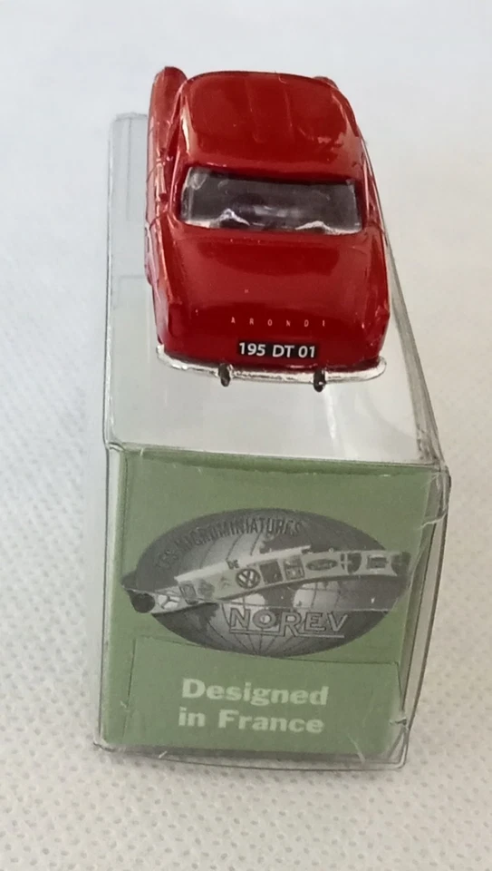 SIMCA P60 Aronde rouge - Norev - 1/87 - Photo 4/4