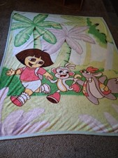 Vintage Dora the Explorer Blanket 64x80 Free Shipping