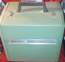 Bell  Howell 1585 16mm Filmosound Desktop Movie Projector Green Model 1585