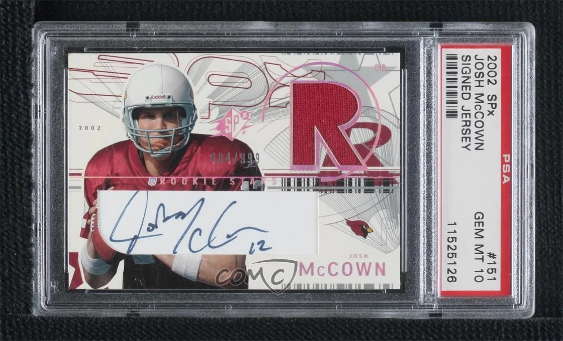 Josh McCown Spx #151 Signed Jersey