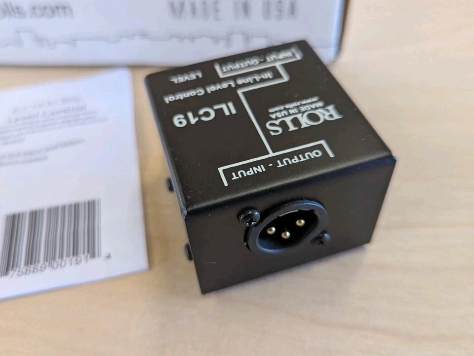 Rolls ILC19 In-line XLR Audio Level Control - Image 3 of 4