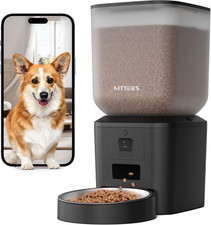 Smart Automatic Pet Feeder with Camera, Wifi 2-Way Talk - 8L Capacity
