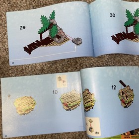 Lego Manual Lot SpongeBob SquarePants 3817 3833 Krusty Krab Dutchman Patrick